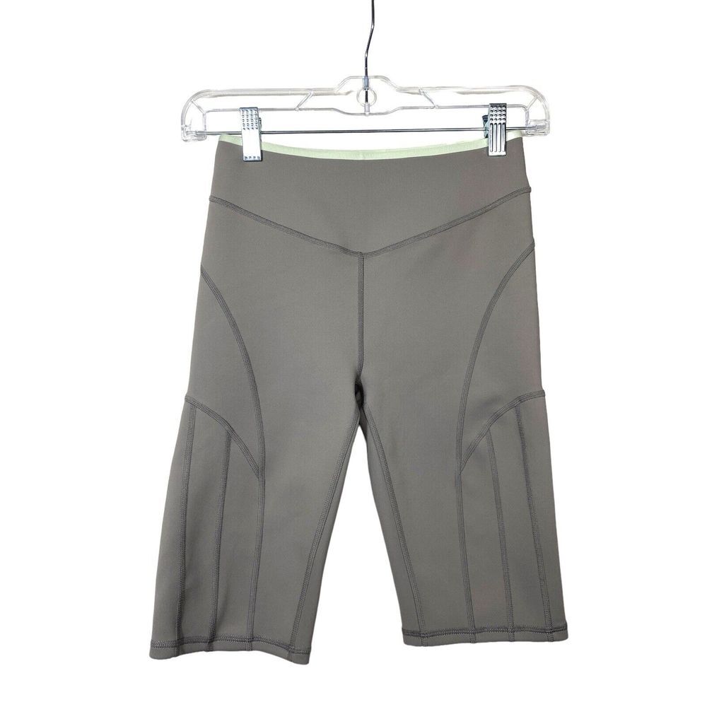 Free People Movement Biker Shorts Gray Size XS Pockets Athletic Bike Workout‎